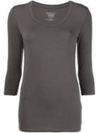 Majestic Filatures Scoop Neck T-shirt, Women's, Size: 3, Green, Spandex/elastane/viscose