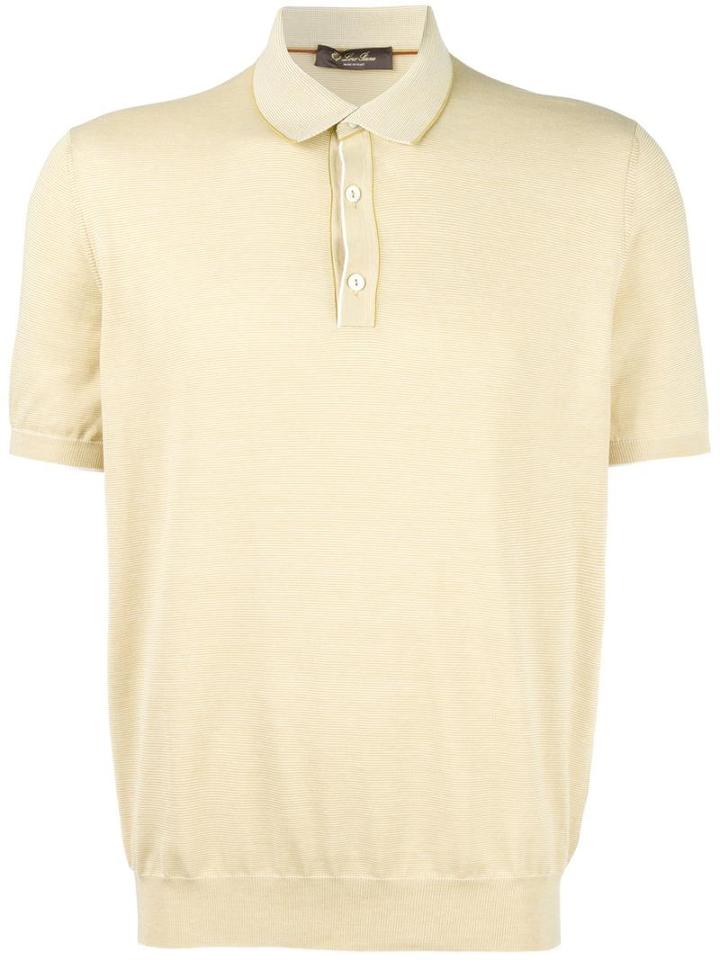 Loro Piana Polo Shirt, Men's, Size: Xxl, Yellow/orange, Cotton