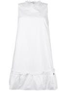 Twin-set Flared Mini Dress, Women's, Size: 44, White, Cotton/spandex/elastane/polyamide