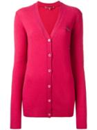 Mcq Alexander Mcqueen Swallow Cardigan, Women's, Size: Small, Pink/purple, Cashmere/wool