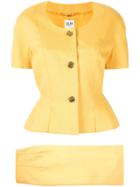 Céline Pre-owned Two-piece Skirt Suit - Yellow