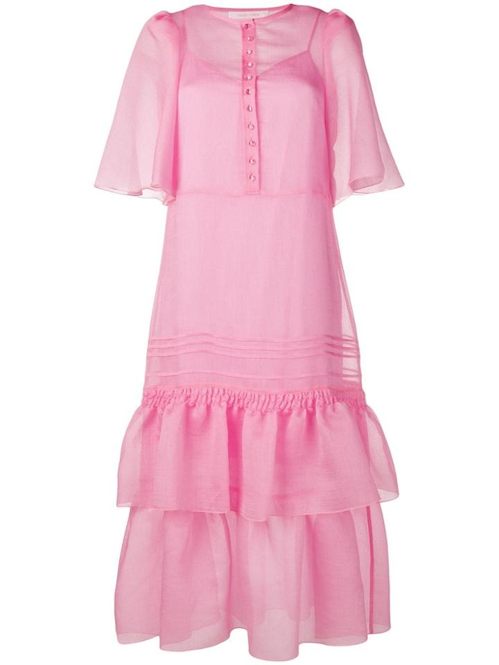 See By Chloé Ruffled Skirt Dress - Pink