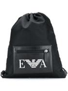 Emporio Armani Branded Gym Bag - Black