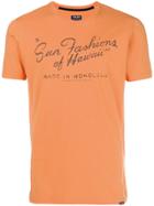 Woolrich Logo Print T-shirt - Yellow & Orange