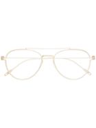 Montblanc Aviator Style Glasses - Gold