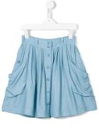 Stella Mccartney Kids Side Pocket Skirt, Girl's, Size: 8 Yrs, Blue