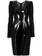 Tufi Duek Panelled Dress - Black