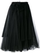 Rochas Shift Skirt, Women's, Size: 42, Black, Polyamide