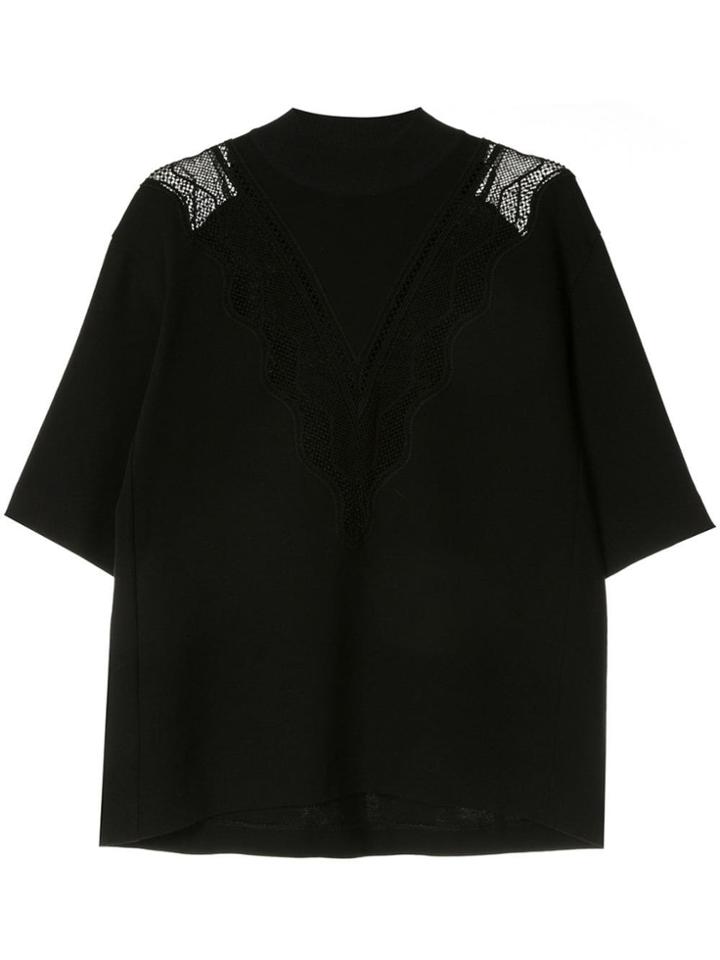 Des Prés Embroidered T-shirt - Black