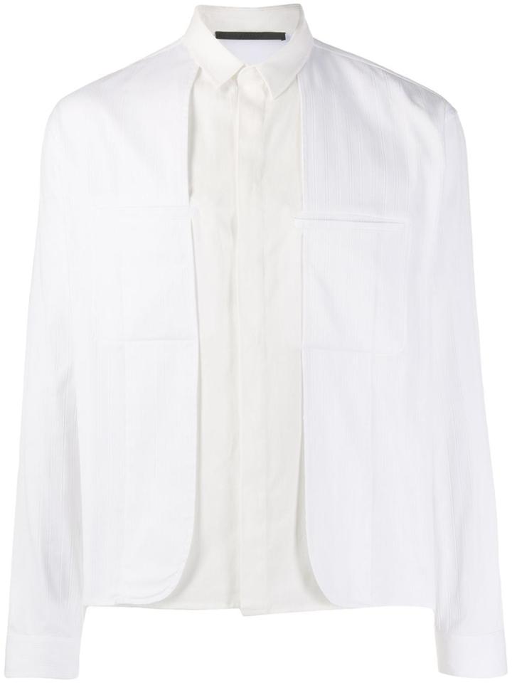 Haider Ackermann Contrast-panel Shirt - White