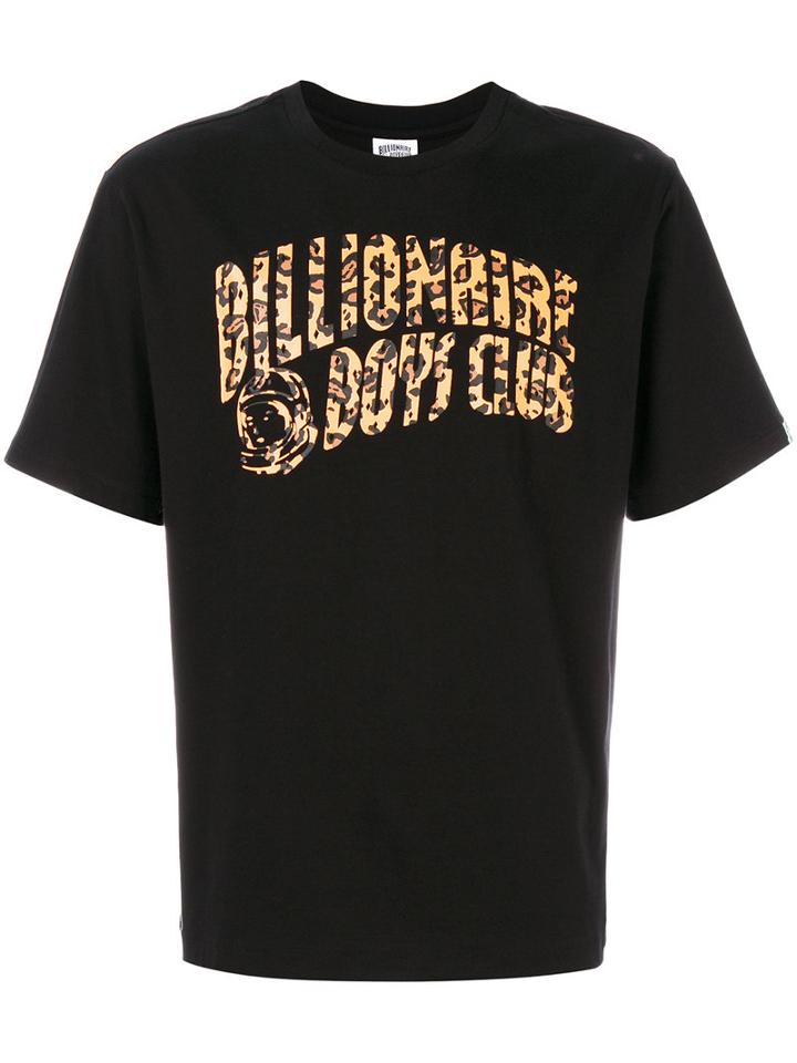 Billionaire Boys Club - Leopard Print Logo T-shirt - Men - Cotton - S, Black, Cotton