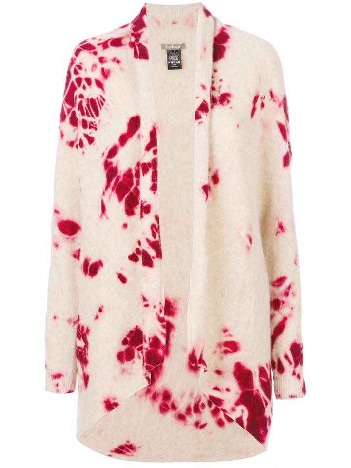 Suzusan Madara Shibori Cardigan - Nude & Neutrals