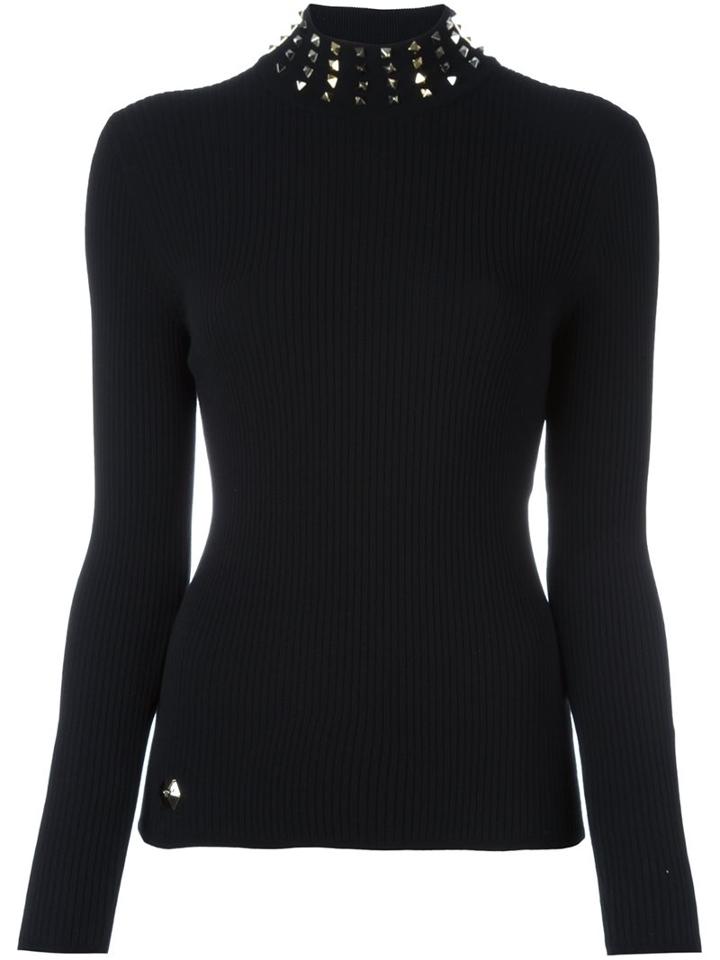 Philipp Plein 'satisfaction' Jumper, Women's, Size: Medium, Black, Viscose/polyester