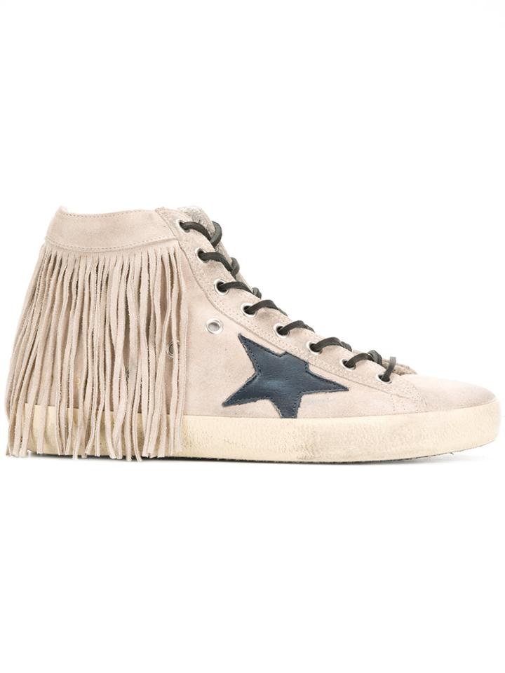 Golden Goose Deluxe Brand Francy High-top Sneakers - Nude & Neutrals