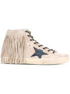 Golden Goose Deluxe Brand Francy High-top Sneakers - Nude & Neutrals