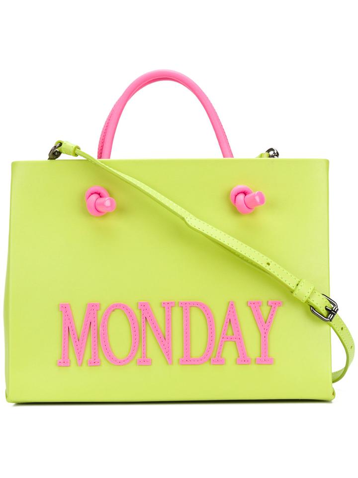 Alberta Ferretti Small Monday Tote - Yellow & Orange