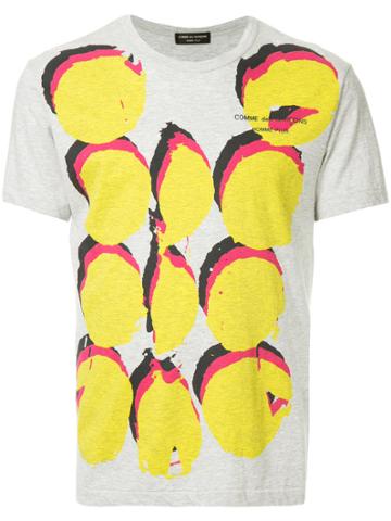 Comme Des Garçons Vintage Artistic Sports Print T-shirt - Grey