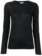 Brunello Cucinelli Long-sleeve Fitted Sweater - Black
