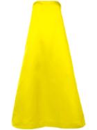 Adam Lippes Long Flared Dress - Yellow & Orange