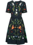 Oscar De La Renta Floral Print Sundress - Blue
