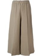 Antonio Marras Cropped Trousers, Women's, Size: 1, Nude/neutrals, Viscose/lyocell/linen/flax