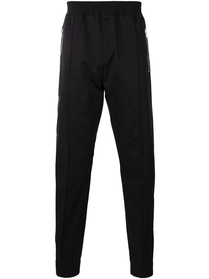 Givenchy Classic Track Pants, Men's, Size: 48, Black, Polyester/cotton/acetate/viscose