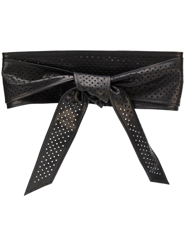 Iro Tie Waist Belt - Black