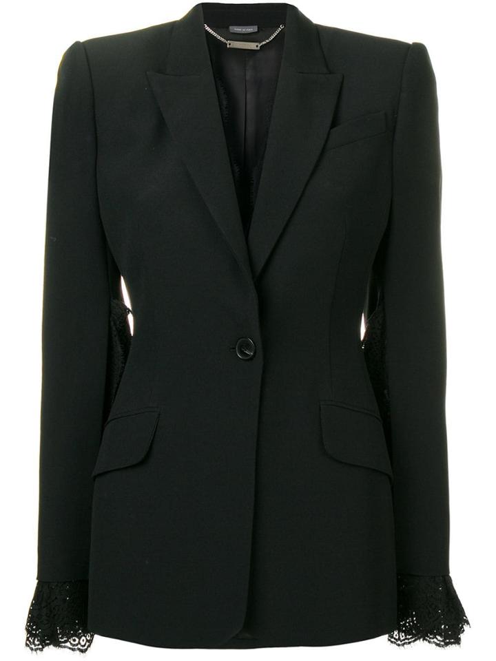 Alexander Mcqueen Tailored Blazer - Black