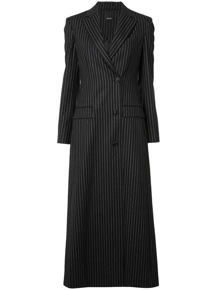 Josh Goot Striped Tailored Coat, Women's, Size: Xs, Blue, Viscose/wool