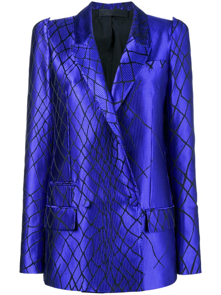 Haider Ackermann 3d Shoulder Smiths Blazer - Blue