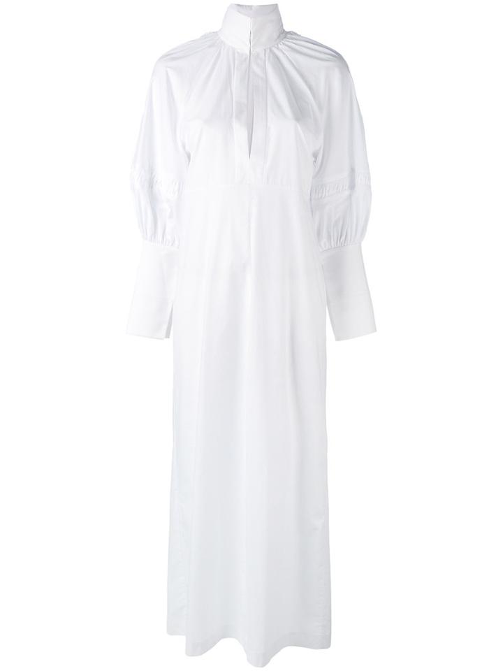 Ellery - Long Shirt Dress - Women - Cotton - 10, White, Cotton