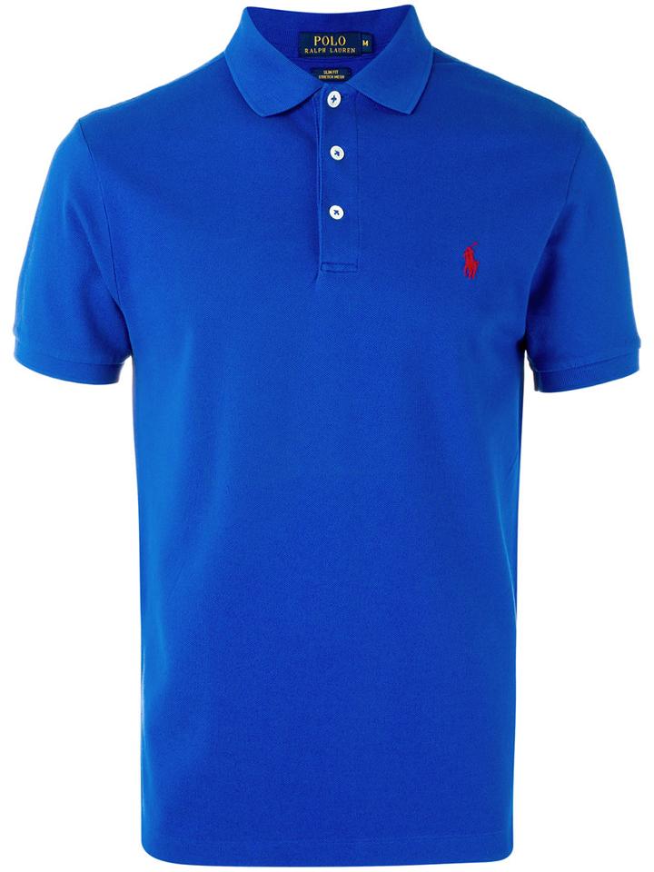 Polo Ralph Lauren - Classic Polo Shirt - Men - Cotton/spandex/elastane - M, Blue, Cotton/spandex/elastane