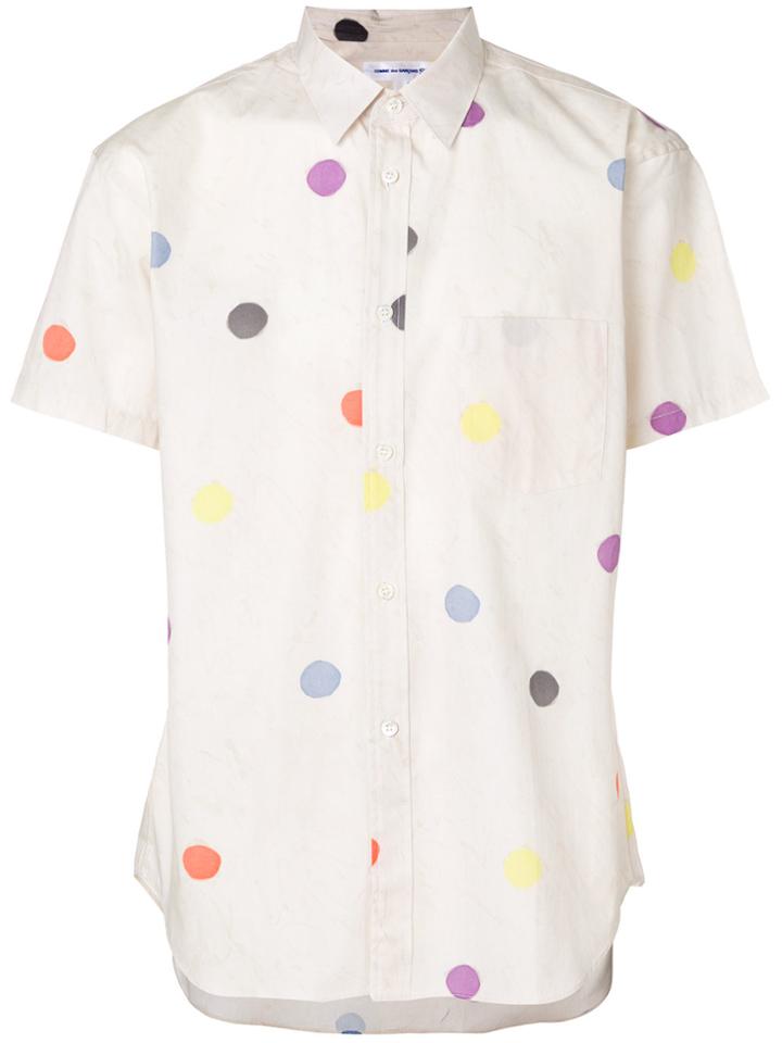 Comme Des Garçons Shirt Mary Heilmann Print Shirt - Nude & Neutrals