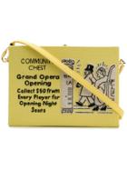 Olympia Le-tan Community Chest Crossbody Bag - Yellow