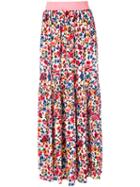 Love Moschino - Floral Print Skirt - Women - Polyamide/polyester/spandex/elastane/viscose - 38, Polyamide/polyester/spandex/elastane/viscose