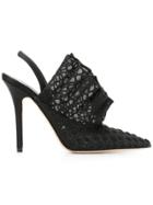 Andrea Mondin Colette Net Pumps - Black