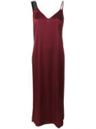 Marcelo Burlon County Of Milan Logo Strap Shift Dress - Red