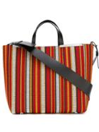 No21 Striped Tote Bag