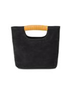 Simon Miller - Mini 'birch' Tote - Women - Suede - One Size, Women's, Black, Suede