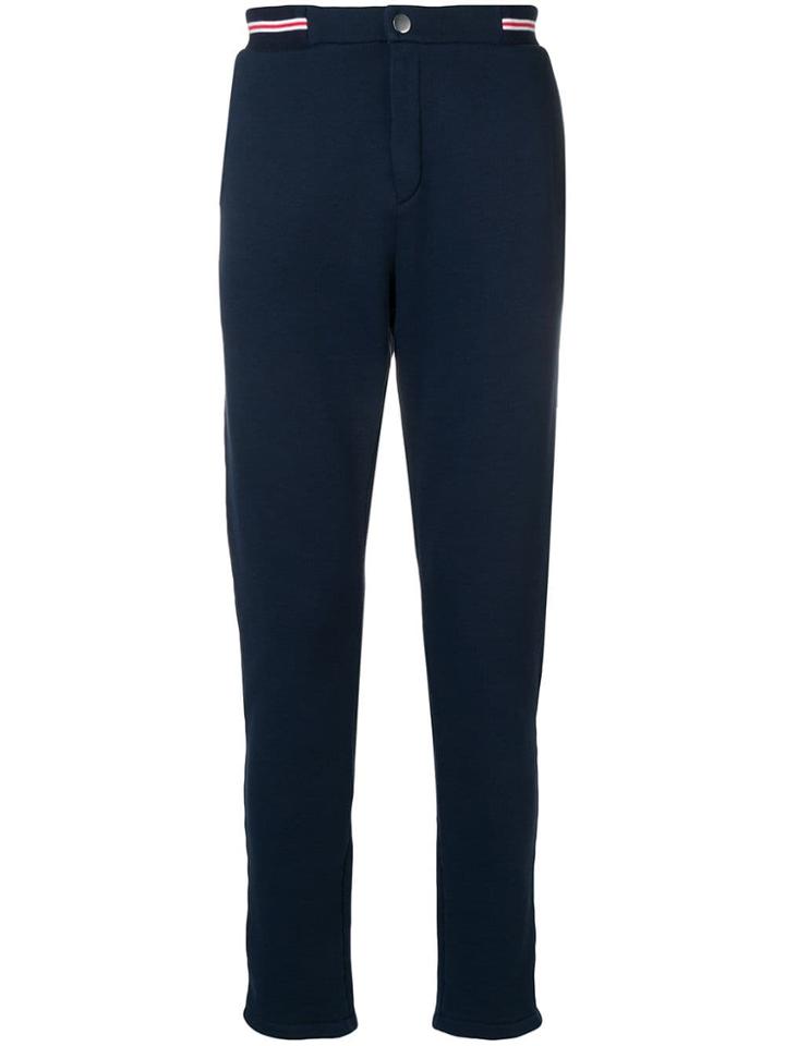 Ron Dorff Striped Waist Urban Trousers - Blue