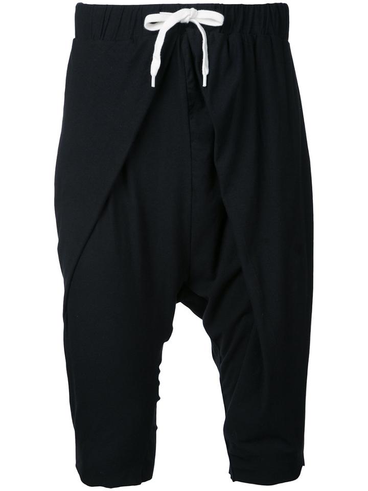 First Aid To The Injured - Calamus Shorts - Unisex - Cotton - 4, Black, Cotton