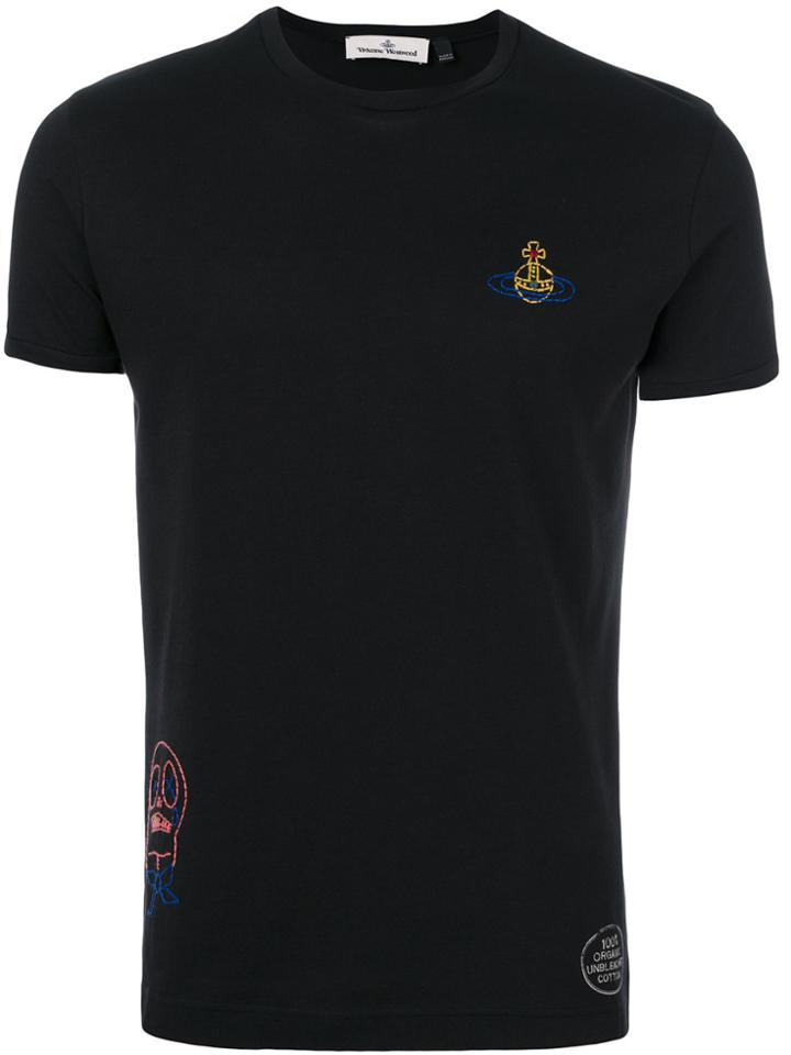 Vivienne Westwood Crown Logo T-shirt - Black