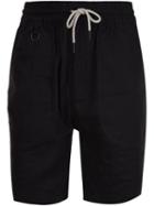 Publish Drawstring Shorts, Men's, Size: 28, Black, Rayon/linen/flax