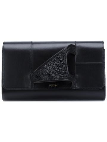 Perrin Paris Handle Clutch Bag - Black