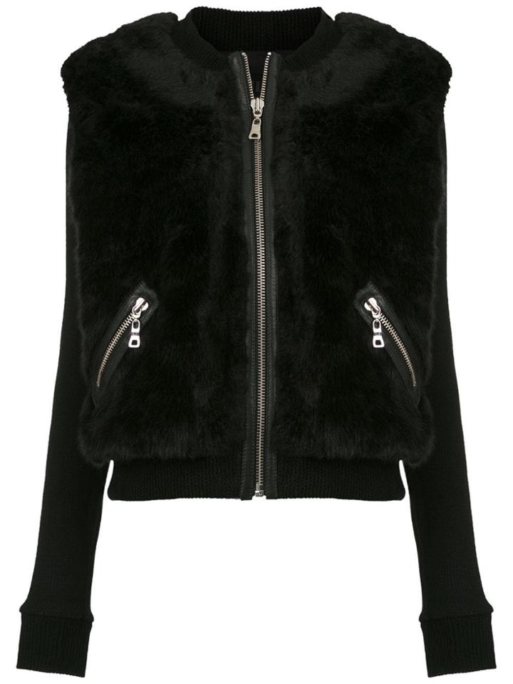 Clé Leather Coat - Black