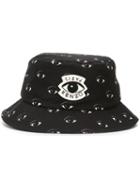 Kenzo 'eye' Bucket Hat, Men's, Black, Nylon