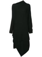 Taylor Long Draped Sweater - Black