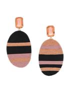 Mary Jane Claverol Julieta Earrings - Black