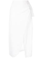 Venroy Wrap Skirt - White