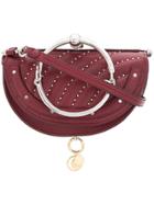 Chloé Nile Minaudiere Clutch Bag - Pink & Purple